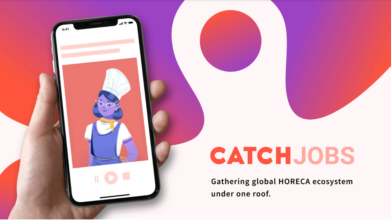 Video-focused job search app for the hospitality sector: CatchJobs